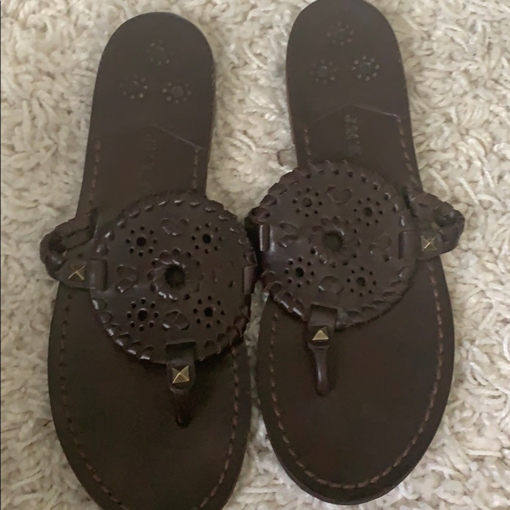 Jack Rogers leather sandals!